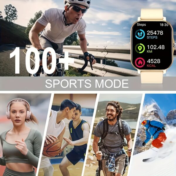 [1.83" Touch Dual Strap Smart Watch] HOT 2024 New 1.83 Inch Touch Dual Strap Men's And Women's Sports Outdoor Smart Watch, Can Make/receive Calls, Step Calorie Exercise Tracker, Call Information Reminder, Multi-function Smart Watch, Wireless Connection Fo - Image 8
