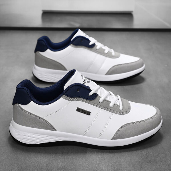 VanWeir Mens Plus Size Casual Comfortable Grip Running Sneakers, Durable Lace-Up Design, Ideal for Outdoor Sports & Daily Wear - Image 2