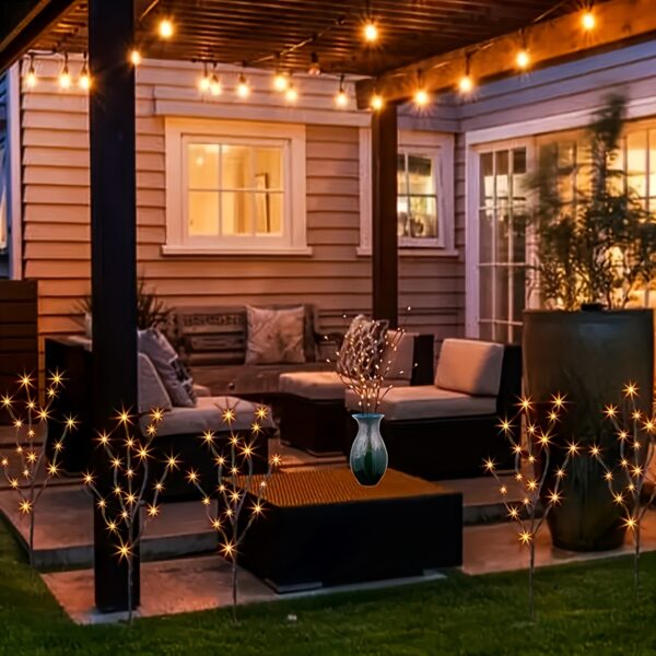 1pc 20 LED Branch Lights - Indoor Decoration Lighting - Fairy Lights With Branch Design (No Batteries, Please Bring Your Own 2 AA Batteries) For Party Eid Al-Adha Mubarak Dormitory Decor, Halloween Decor, Christmas Decor, Holiday Gifts - Image 7