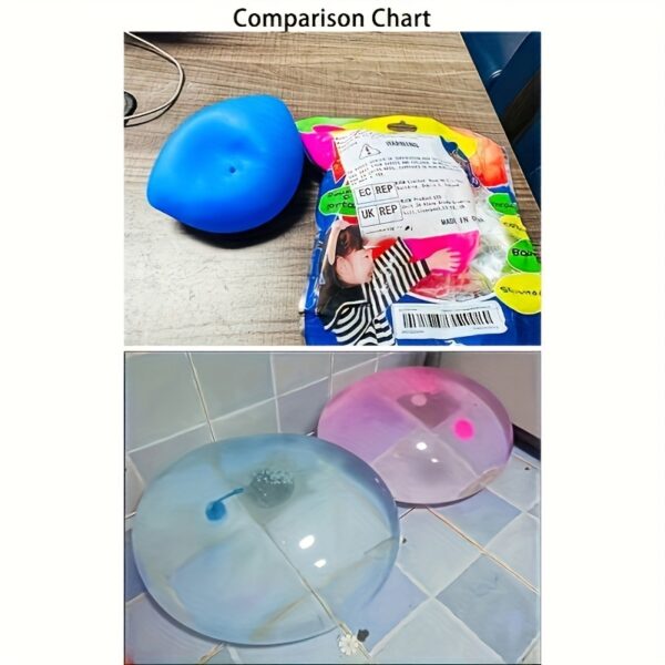 Hot Sale Inflated Ball Bubble Ball Water-filled Transparent Bubble Ball TPR Inflated Ball Pat Ball Big Light Ball (non-vacuum Packaging) easter gift - Image 11