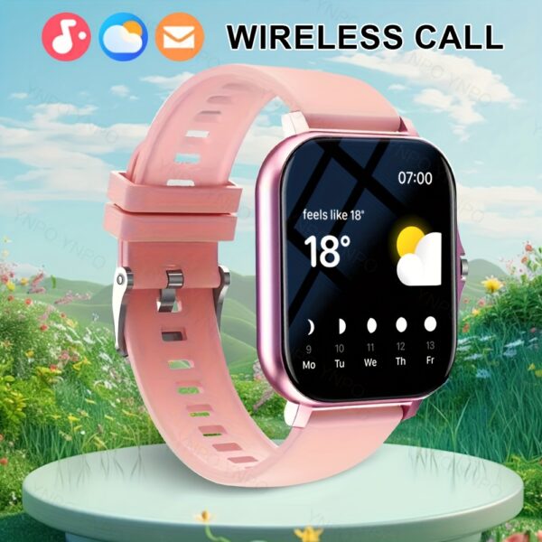 New Smart Watch with Wireless Calling/receiving, Multiple Sports Modes, Camera Control, Message Notification, Borderless Ultra-thin Design, Suitable for Android And iPhone, Unisex As A Gift - Image 7