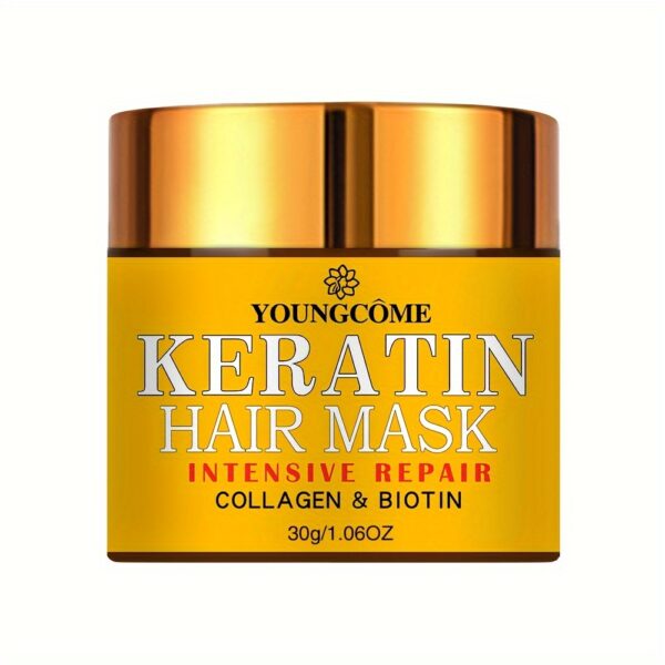 30g Keratin Hair Mask, Strengthens Hair, Deep Smoothing Conditioner, Professional Keratin Hair Care  Cream