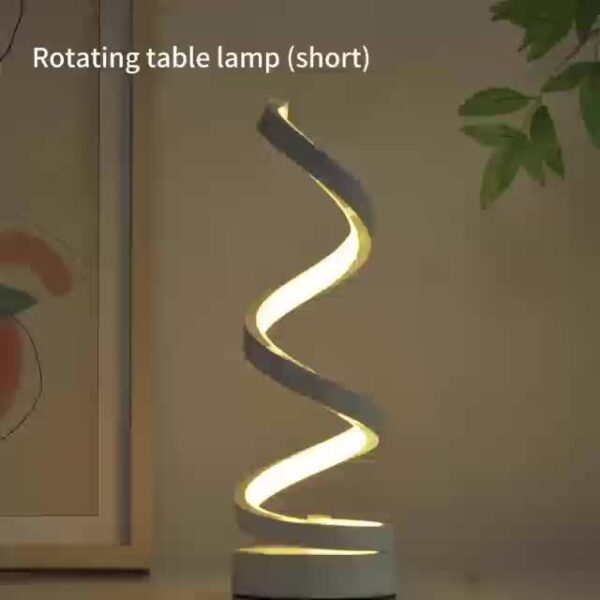 1pc The Original Spiral Lamp Is Suitable For Office, Bedroom, Living Room, Friends Give Gifts, USB Connection Is Easy To Use - Image 14