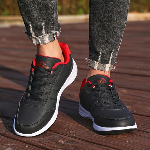 VanWeir Mens Plus Size Casual Comfortable Grip Running Sneakers, Durable Lace-Up Design, Ideal for Outdoor Sports & Daily Wear - Image 11