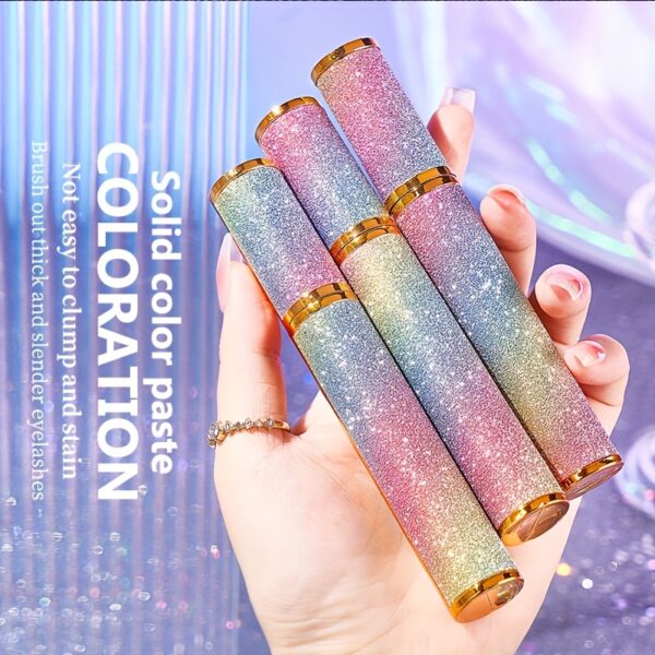 Starry Sky Mascara Lengthening Volumizing Waterproof Sweat Proof Long Lasting Smudge Proof Makeup Holding Curling Thick For Beginner - Image 6