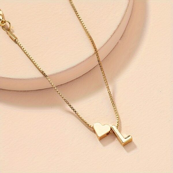 1pc Mini Love Heart Letter Beads Thin Chain Bracelet Simple Minimalist Hand Chain Jewelry - Image 19