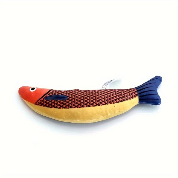 1/2pcs Ultra-Soft Crinkle Sound Cat Saury Fish Toy - Interactive Kicker for Indoor Exercise & Endless Fun - Image 7