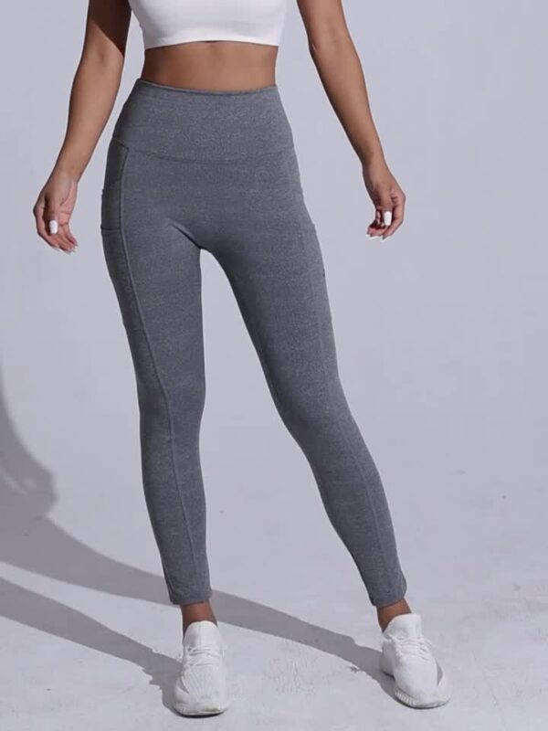 High Rise Butt Lifting Seamless Leggings with Phone Pockets, Women's Underwear & Shapewear - Image 11