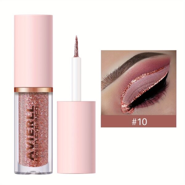 Glitter Liquid Eyeliner Pen, Long Lasting Shimmer Waterproof Colourful Eyeliner, Easy Coloring Smudge Proof Fast Drying Eye Makeup For Music Festival - Image 20