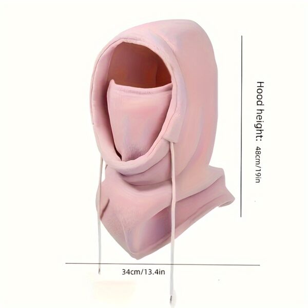 Cozy Knit Windproof Balaclava: Casual Winter Neck Gaiter Hood for Ski & Outdoor Enthusiasts - Image 6