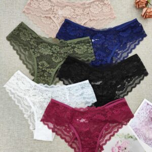 6-pack Women's Lace Triangle Underwear
