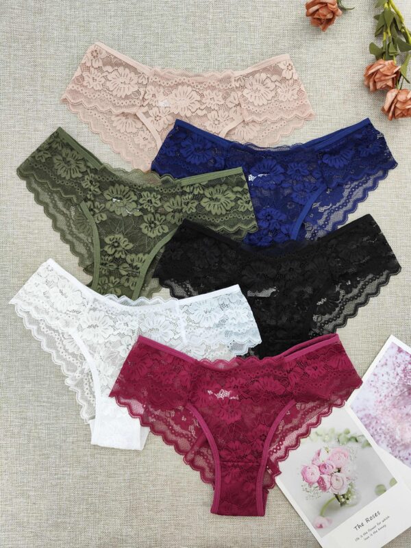 6-pack Women's Lace Triangle Underwear