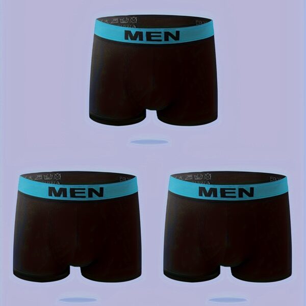 1/3/6 Pcs Men's Breathable Quick-drying Boxer Underwear High Elasticity And Skin-friendly Material Adult Underwear Men's Casual Sports Underwear Suitable For S/M/L Size - Image 15
