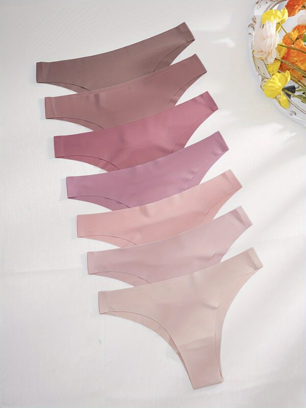 7pcs Women's Panties Multi-color Seamless Sexy Bikini Sports Briefs - Image 7
