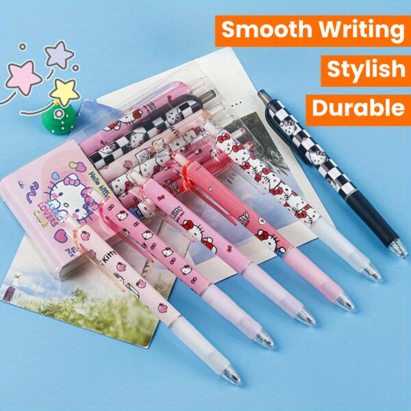 Hello Kitty Kuromi Durable Authorized Charm - Stylish Premium Ballpoint Pen with Colorful Anime Pattern for Office & School - Perfect Gift for Fans - Image 16