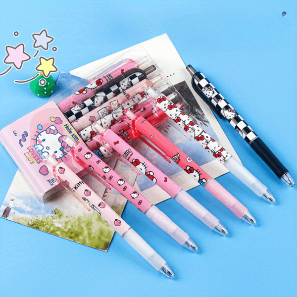 Hello Kitty Kuromi Durable Authorized Charm - Stylish Premium Ballpoint Pen with Colorful Anime Pattern for Office & School - Perfect Gift for Fans - Image 13