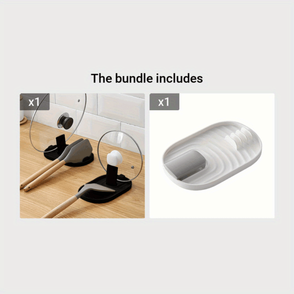 1pc Multi-Functional Kitchen Organizer - Foldable Spoon, Chopsticks & Utensil Holder for Countertop Storage - Image 9