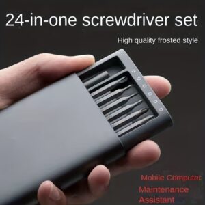 24-in-one multi-functional precision screwdriver set mobile phone tablet disassembly repair tool bit removal complete set
