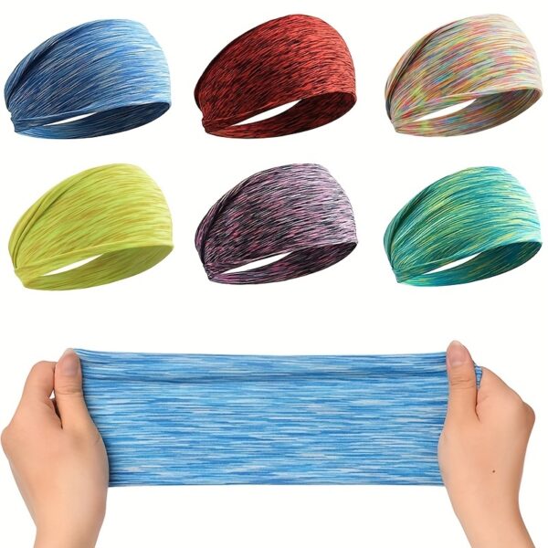 Vibrant Women's Sports Headband – Moisture-Wicking Comfort – Ideal for Yoga & Fitness Activities - Image 5