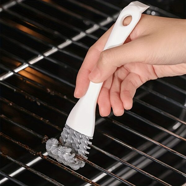1pc, Grill Cleaning Brush, Barbecue Cleaning Brush, BBQ Brush, Kitchen Stove Cleaning Brush, Multi-functional Small Brush For Kitchen, For Deep Cleaning Corners, Grooves, Pots, Stoves, Countertop, Cleaning Supplies, Cleaning Tool, Christmas Supplies - Image 2