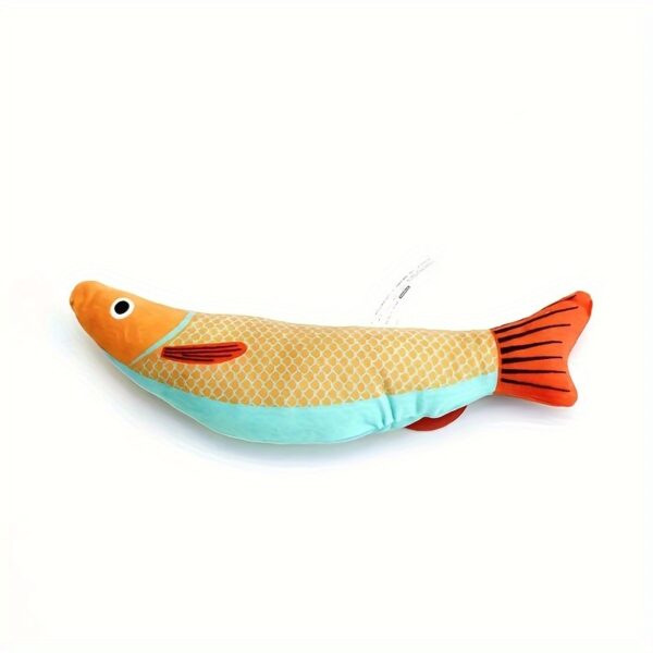 1/2pcs Ultra-Soft Crinkle Sound Cat Saury Fish Toy - Interactive Kicker for Indoor Exercise & Endless Fun - Image 3