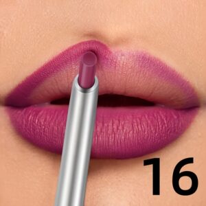 Waterproof Matte Lipliner Pencil Red Contour Tint Lipstick Long Lasting Non-stick Cup Moisturising Lips Makeup Cosmetic 12 Colors