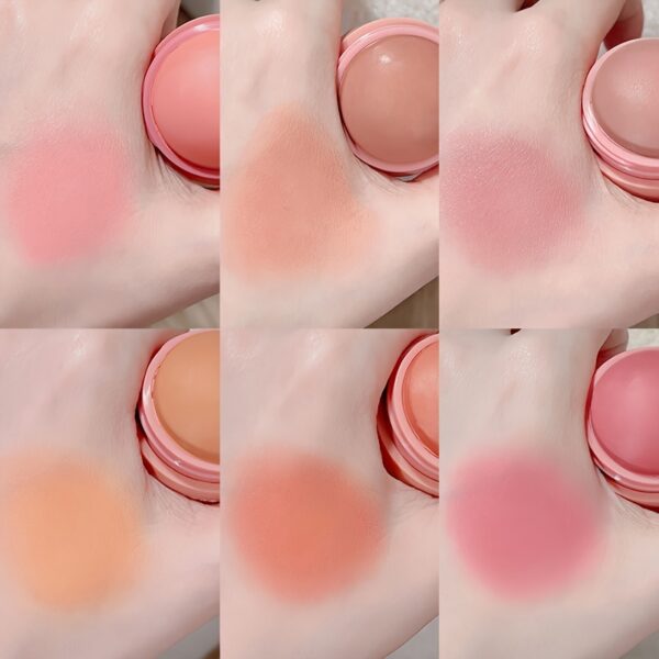 6-Shade Matte Blush Powder - Waterproof, Brightens All Skin Tones, Flawless Finish for a Radiant Look - Image 15