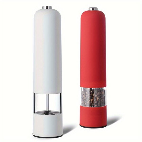 Electric Salt And Pepper Grinder Set - Automatic Spice Mill With Adjustable Coarseness - Perfect For Cooking & BBQs! - Image 13