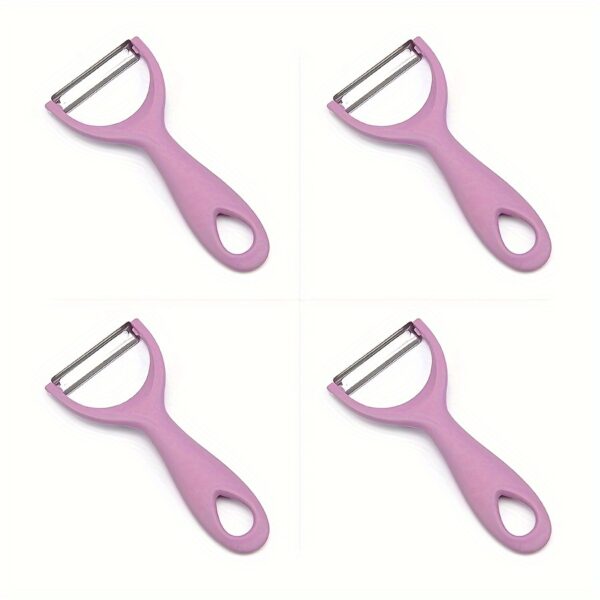 Stainless Steel Peeler, Ergonomic Handle, Easy Grip, Durable Kitchen Tool, Food-Safe Polypropylene Body, for Potatoes, Cabbage, Melons, Dishwasher Safe - Image 13