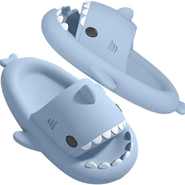 Cartoon Shark Non-slip Slides Slippers, Lightweight Quick Drying Slides For Men Women, Slippers For Indoor Outdoor Beach Shower House Shoes - Image 43