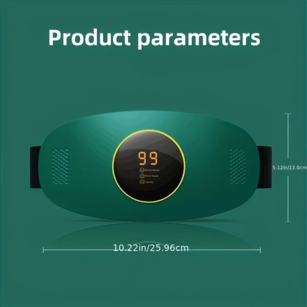 Rechargeable Waist Massager with Vibration - Includes Elastic Belt, USB Charging - Image 6