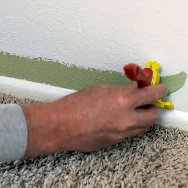 1pc Premium Paint Edger Brush - Lightweight, Durable with Wooden Handle for DIY Trims, Walls & Ceiling Painting - Image 9