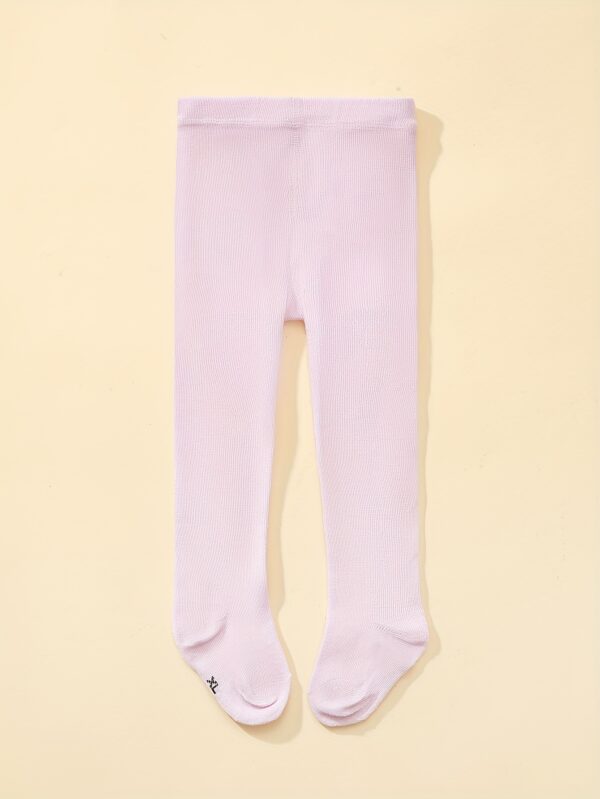Infant's Solid Color Leggings, Versatile Pantyhose, Baby Girl's Clothing - Image 4