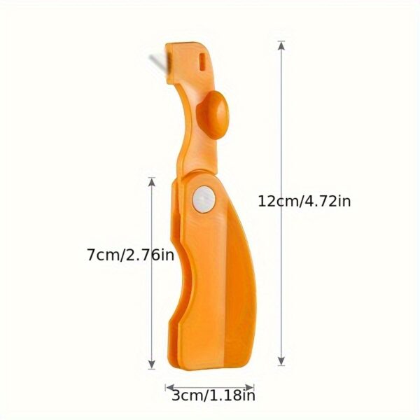 1/2pcs Orange Peeler, Plastic Folding Handle Fruit Peeler Tool, Vegetable Fruit Cutter, Creative Lemon Grapefruit Peeler, Kitchen Gadget - Image 7