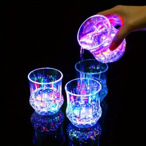 1pc Light Up Cups, Glow In The Dark Party Supplies, Colorful LED Glowing Beer Cup For Party, Birthday, Christmas, Disco, Valentine's Day