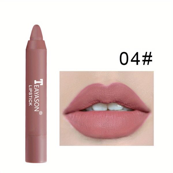 12 Colors Matte Moisturizing Lipstick Crayons - Long Lasting, Waterproof, Smooth, Fuller Lip Makeup Finish Valentine's Day Gifts - Image 9
