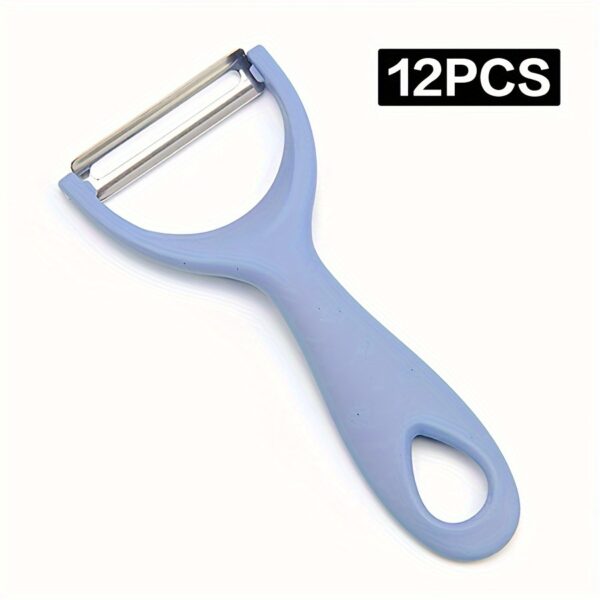 Stainless Steel Peeler, Ergonomic Handle, Easy Grip, Durable Kitchen Tool, Food-Safe Polypropylene Body, for Potatoes, Cabbage, Melons, Dishwasher Safe - Image 18
