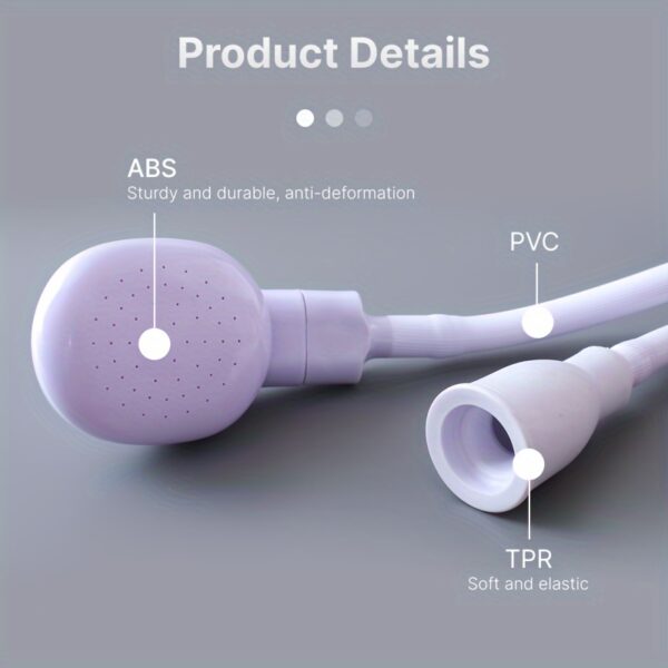 1pc Faucet Washing Hair Shower Pet Cat Dog Bath Faucet Sprayer, Multi-purpose Faucet, Shower Spray Head Convenient Easy Installation - Image 5