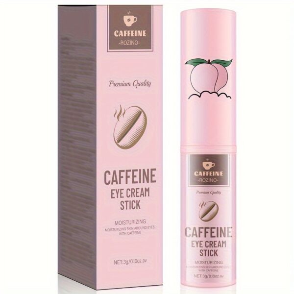 Caffeine Eye Cream Stick 3g Plant Extract Ingredients Gently Absorb Deep, Nourish Skin, Improve Fine Lines, Relieve Under-Eye Bags, Dark Circles, Lighten Eye Skin, Increase Elasticity And Make Skin Younger - Image 7