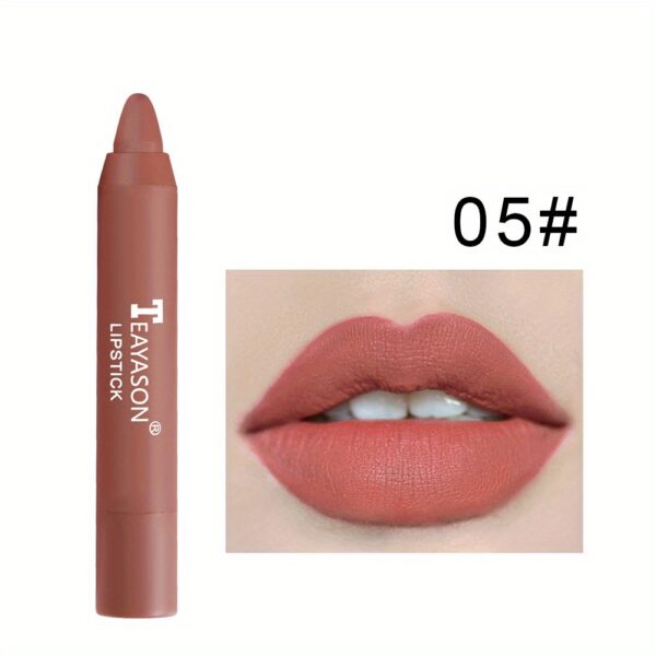 12 Colors Matte Moisturizing Lipstick Crayons - Long Lasting, Waterproof, Smooth, Fuller Lip Makeup Finish Valentine's Day Gifts - Image 11
