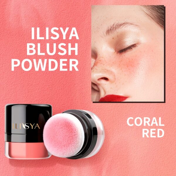 Nourishing Hydrating Blush - Radiant Complexion Boost with Natural-looking Nude Makeup - Ergonomic Mushroom Head Brush for Effortless Contour and Highlight Integration - Image 4