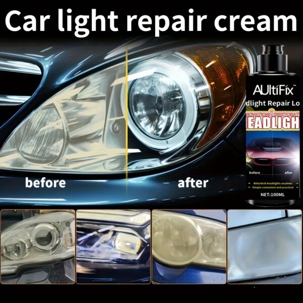 Car Headlight Repair Cream Anti Oxidation Brightening Scratch Repair For Car Light Maintenance For Car Care - Image 6