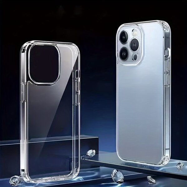 Luxury Clear Soft TPU Shockproof Case for Iphone 16 15 14 13 12 11 Pro Max 16 15 14 Plus 13 12 Mini X XS Max XR 8 7 Plus Back Cover