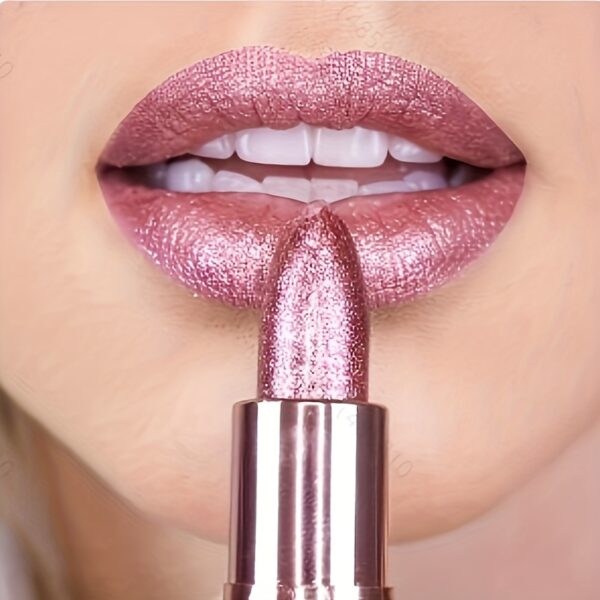 1pc Sparkly Lip Gloss, Glittering & Glossy Waterproof Lip Tint, Makes Your Lips Soft & Shiny, Makeup & Cosmetics For Music Festival