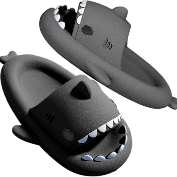 Cartoon Shark Non-slip Slides Slippers, Lightweight Quick Drying Slides For Men Women, Slippers For Indoor Outdoor Beach Shower House Shoes - Image 52