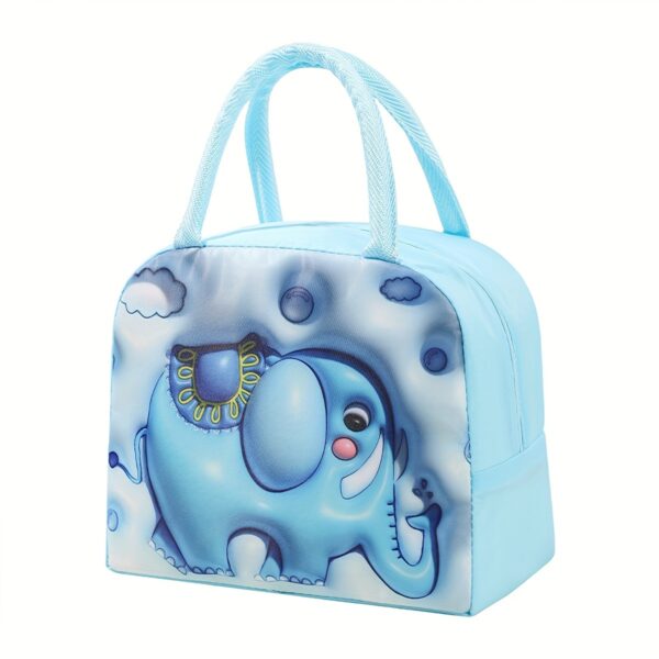 1pc Adorable 3D Pattern Girls Lunch Bag - Portable, Insulated & Retains Freshness - Perfect for School or Picnics - A Thoughtful Gift Idea - Image 17
