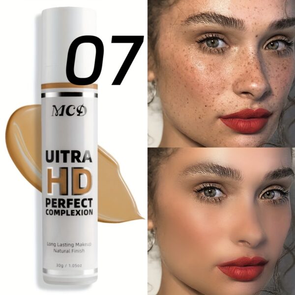 Full Coverage Concealer, Natural Matte Finish, Waterproof Long Lasting Liquid Foundation Suitable for Concealing Dark Circles Acne Blemishes - Image 13