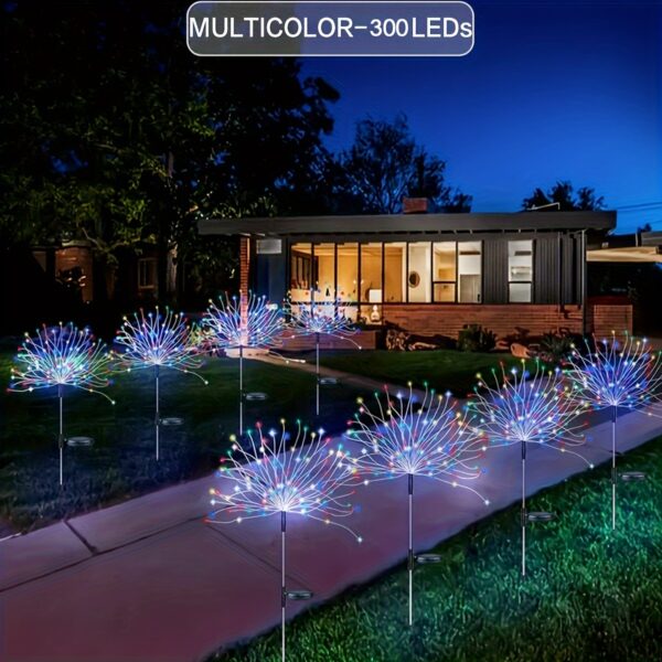 Fireworks Lights Outdoor, Solar Firework Lights Outdoor IP65 With 8 Lighting Modes Firework Solar String Lights For Garden Patio Backyard Decor 420LED/300LED/200LED/150LED/60LED - Image 24