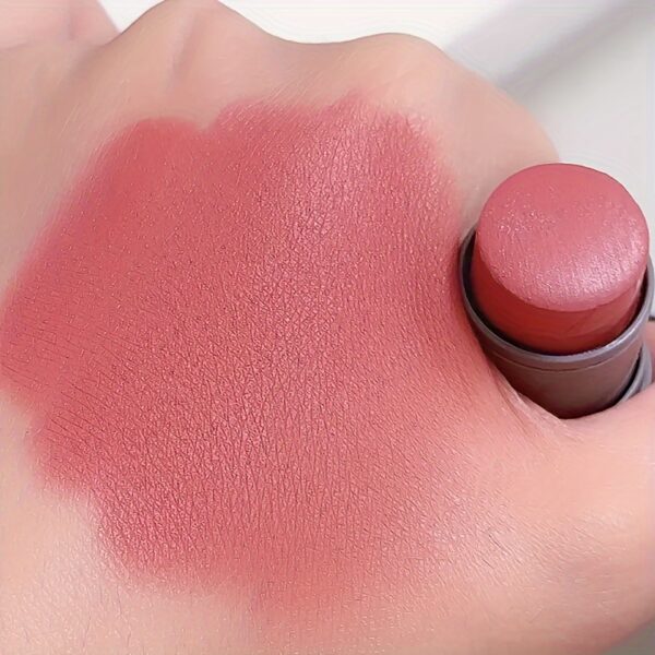 Long-Lasting Double-Headed Blush Stick - Blush for Cheeks and Lips with Matte Natural Color, Portable Dual-Use Makeup Stick for Flawless Look - Easy to Apply and Carry - Image 9