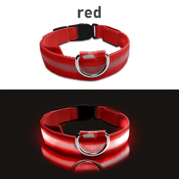 LED Glow-In-The-Dark Pet Collar for Small And Medium Dogs - Keep Your Pet Safe And Visible During Night Walks, Mild - Image 5
